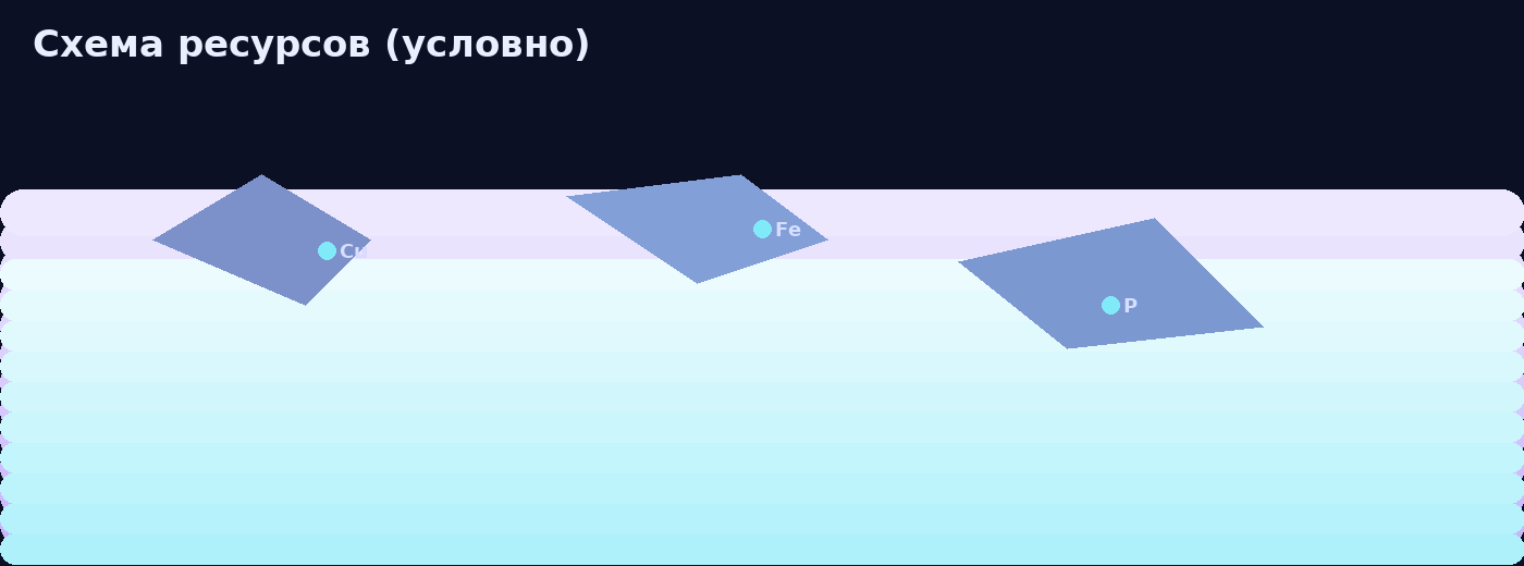 Карта ресурсов (условно)